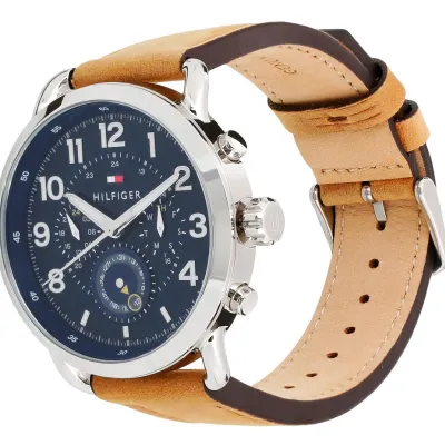 Tommy Hilfiger Men’s Quartz Leather Strap Watch